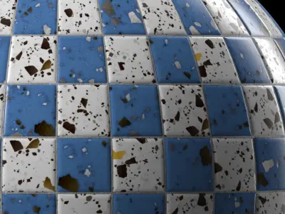 Terrazzo Materials 14- Terrazo Tiling Pbr 4k Seamless Texture