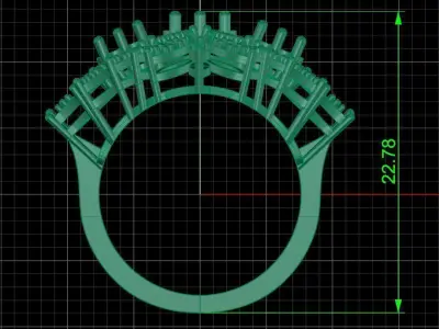 Jewelry ring 183 3D print model