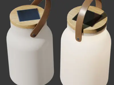 Milk Solar lamp Ethimo 3D model