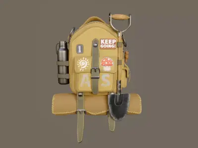  Backpack 3D model