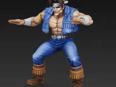 T Hawk from Street Fighter 3D print model