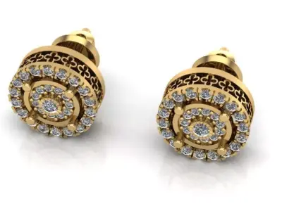 small earings 4 3D print model