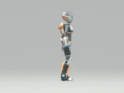 Astro 3d project  Low-poly 3D model