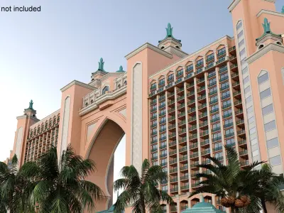 Atlantis Palm Dubai Luxury Hotel Building 