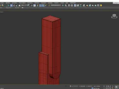 HOLLY HUNT Agatha LED Wall Sconce Low-poly 3D model