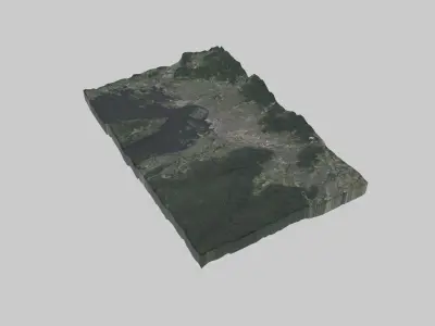 OSLO City Low-poly 3D model