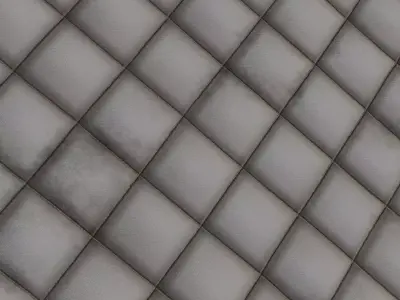 Quilted Fabric Padded Panels PBR Seamless Texture