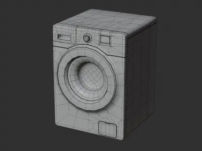 Washing Machine 3D model 3