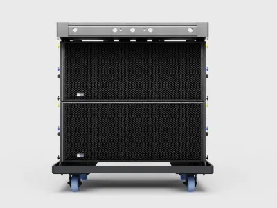 Concert Sound Systems Line Array Meyer Sound Leo 3D model