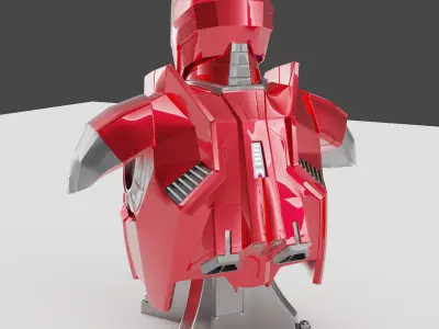 Iron man Mark 16 NightClub Bust 3D print model