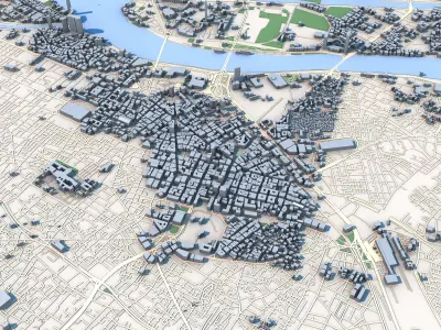 Cairo City Egypt 3D model