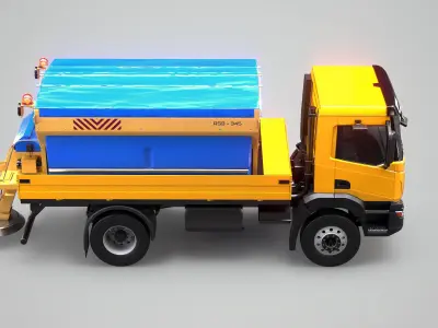  Winter Service Truck with Salt Spreader 