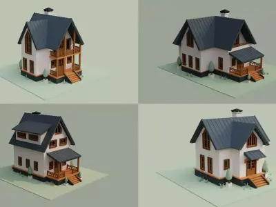 House Collection 3D Model Pack