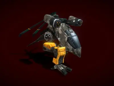 V5 Robots HLC Low-poly 3D model