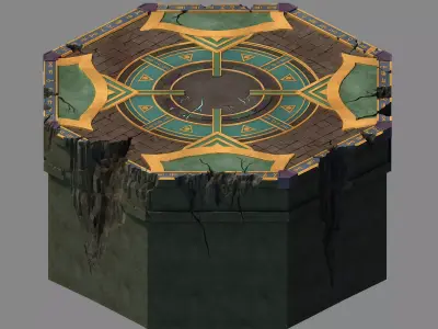 Funeral Place - Central Shitai 01 3D model