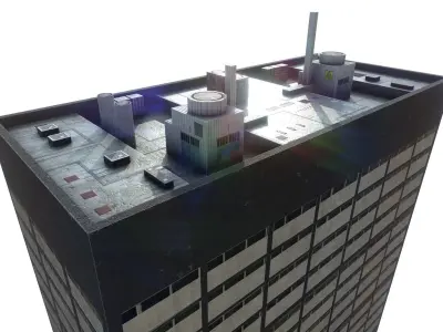 Australian Government Centre Low-poly 3D model