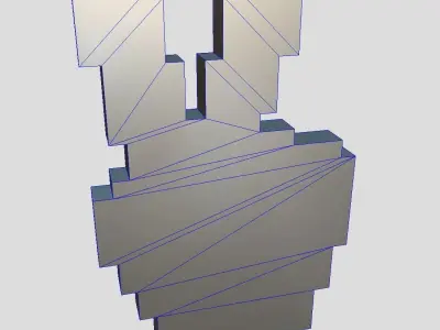 Cursor Hand 7 Low-poly 3D model