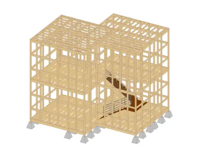 2-Storey House 3D model