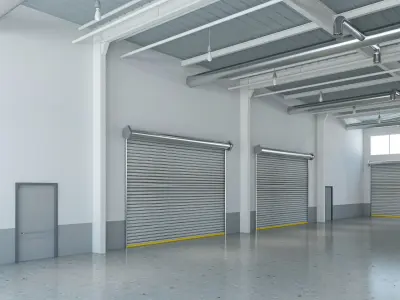 Warehouse Modern interior 3D model