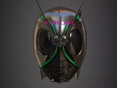 Kamen rider shadow moon kamen rider black sun helmet  3D print model