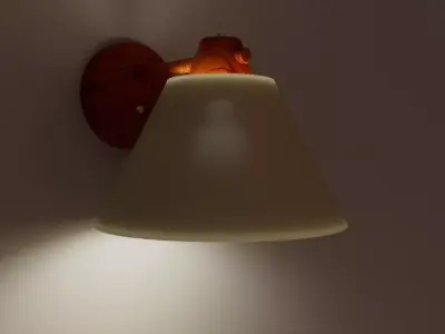 Wall Light 01 3D model