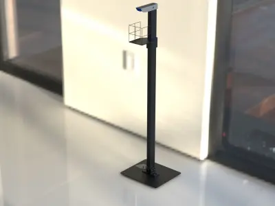 PEDAL PRESS SANITIZER STAND  3D model