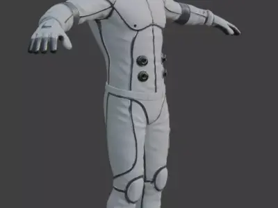 Astronaut Spacesuit 3D Model 3D model