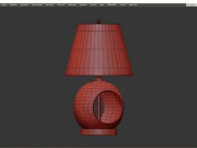 ALIA lamp Low-poly 3D model