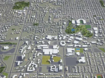 Lawrence Low-poly 3D model