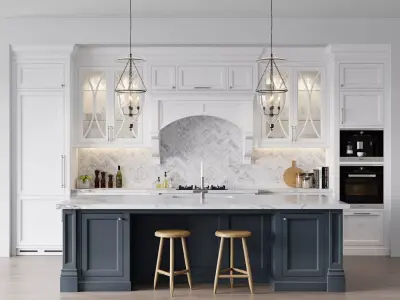 Classic kitchen 7 3D model