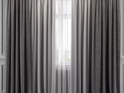 Curtain Set 311 3D model