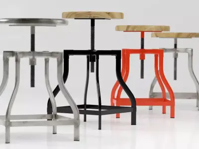 Machinist Stool 3D model