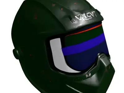 Rugged Welding Mask 3D Model Low-poly 3D model