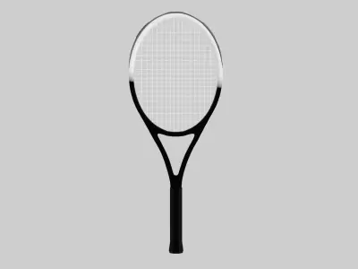 Tennis Racket  Low-poly 3D model