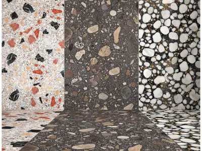 Terrazzo marble 10 Texture