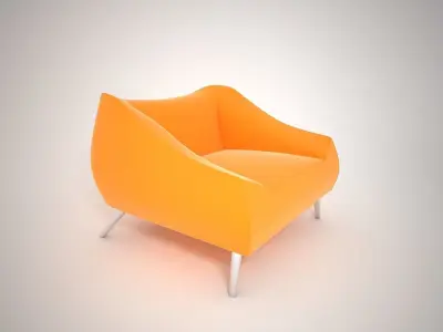 06 CARMEL CHAIR 3D model