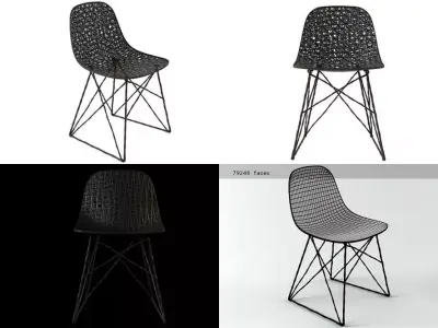 Carbon Chair 3D model