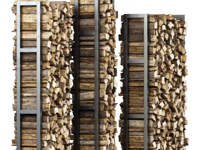 Firewood decor n2 3D model