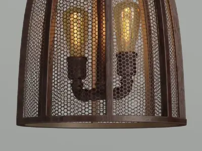 Hanging lamp LOFT HOUSE P-117 3D model