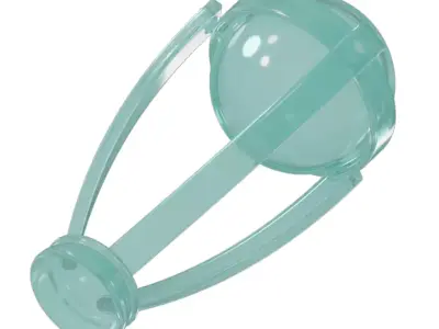 Transparent Exquisite Trophy 3D model