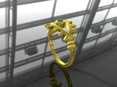 eye rings 3D print model