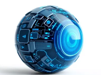 Scifi Sphere Model Pack with Futuristic Design Low-poly 3D model