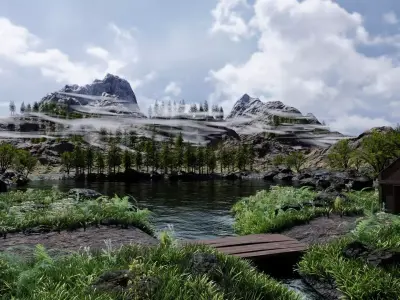 Scene Landscape 3D model
