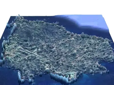 Norfolk Island 3D model