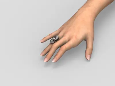 R 103 light ring 3D print model