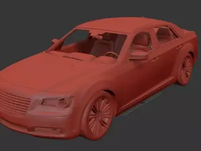Chrysler 300 2011 3D print model