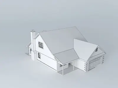 Cottage House Free 3D model buy