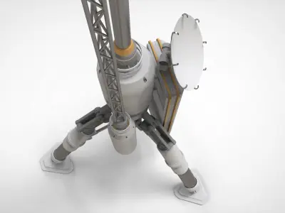 Sci fi antenna 6 3D model