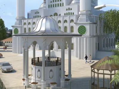 Turkish Mosque 3D model