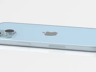 Apple iPhone 15 Plus blue 3D model